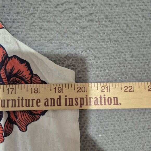 Tommy Bahama Women's Sleevless Lavatera Leis Linen Floral Print Dress Medium - Picture 7 of 9